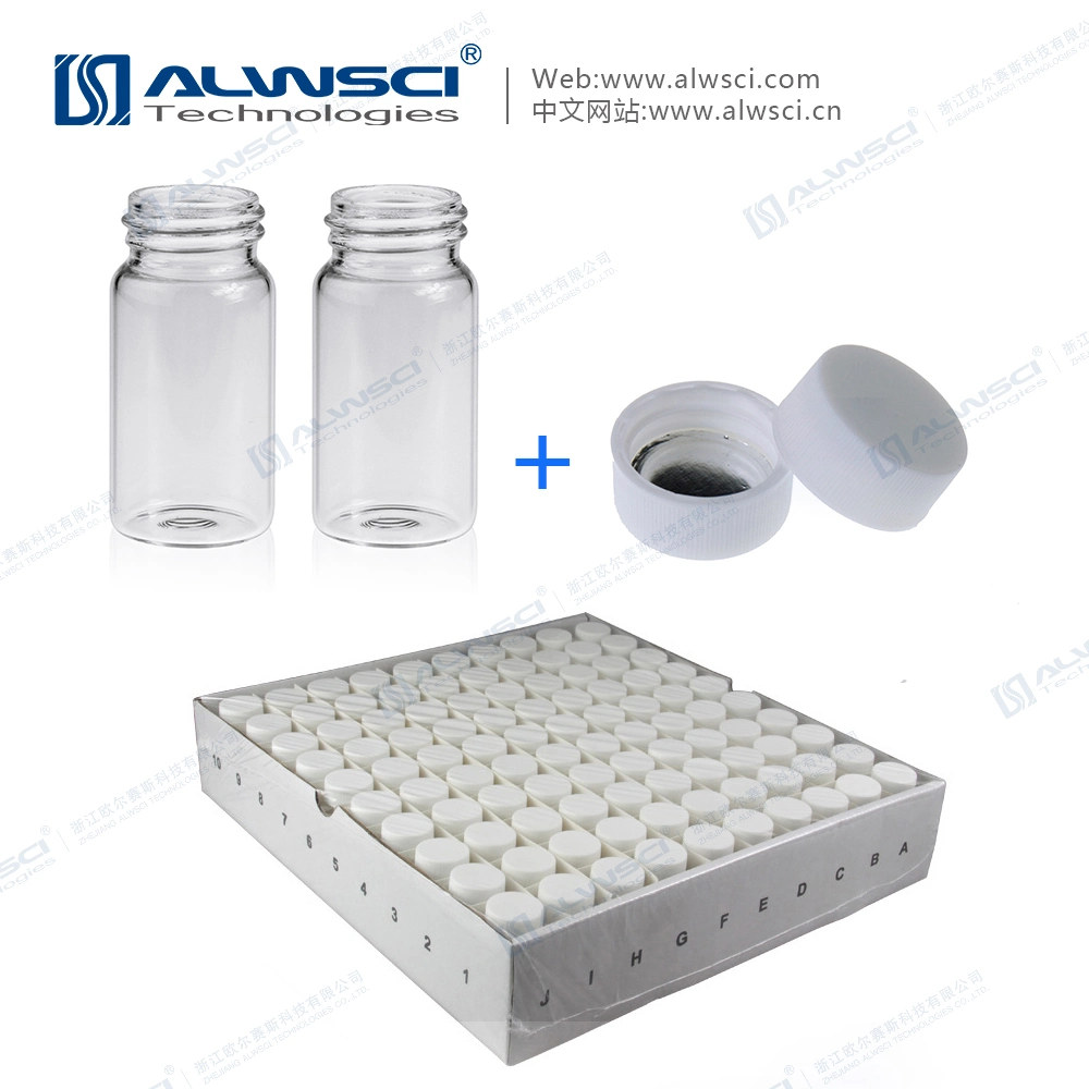 Alwsci Liquid Scintillation Counting Vial with Aluminum Caps