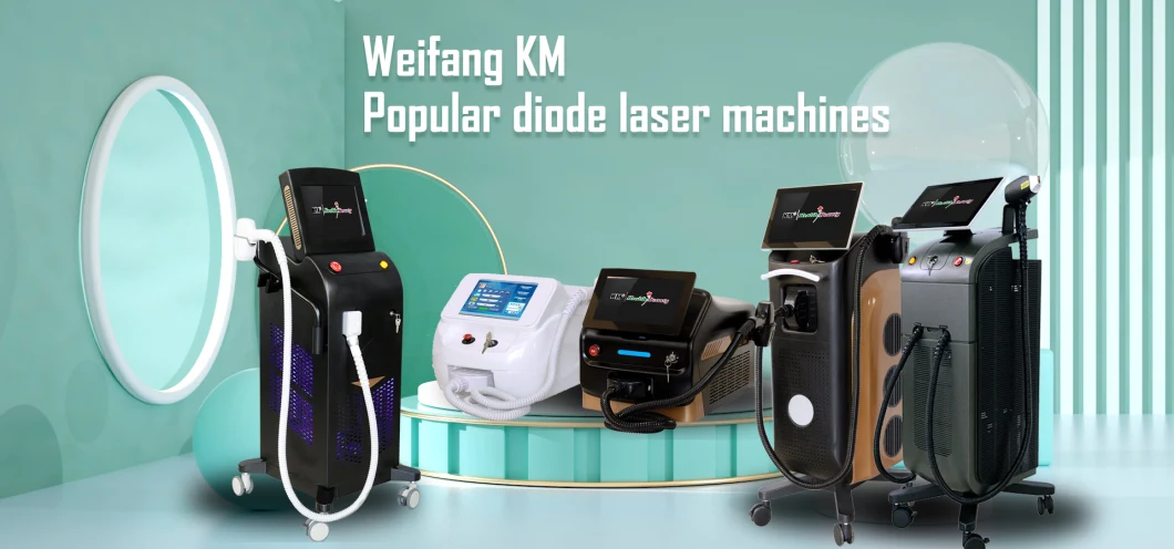 Diode Laser Painless Ice Portable Hair Removal 808nm Laser Diode Permanent Hair Removal Device 755 808 1064nm Triple Wavelength